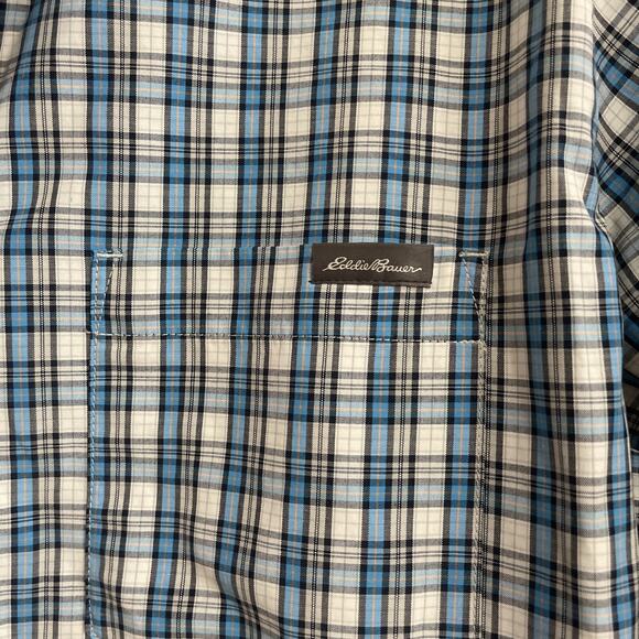 Eddie Bauer Men’s Classic Fix Long‎ Sleeve Plaid Lightweight Comfy Stylish - Picture 4 of 6